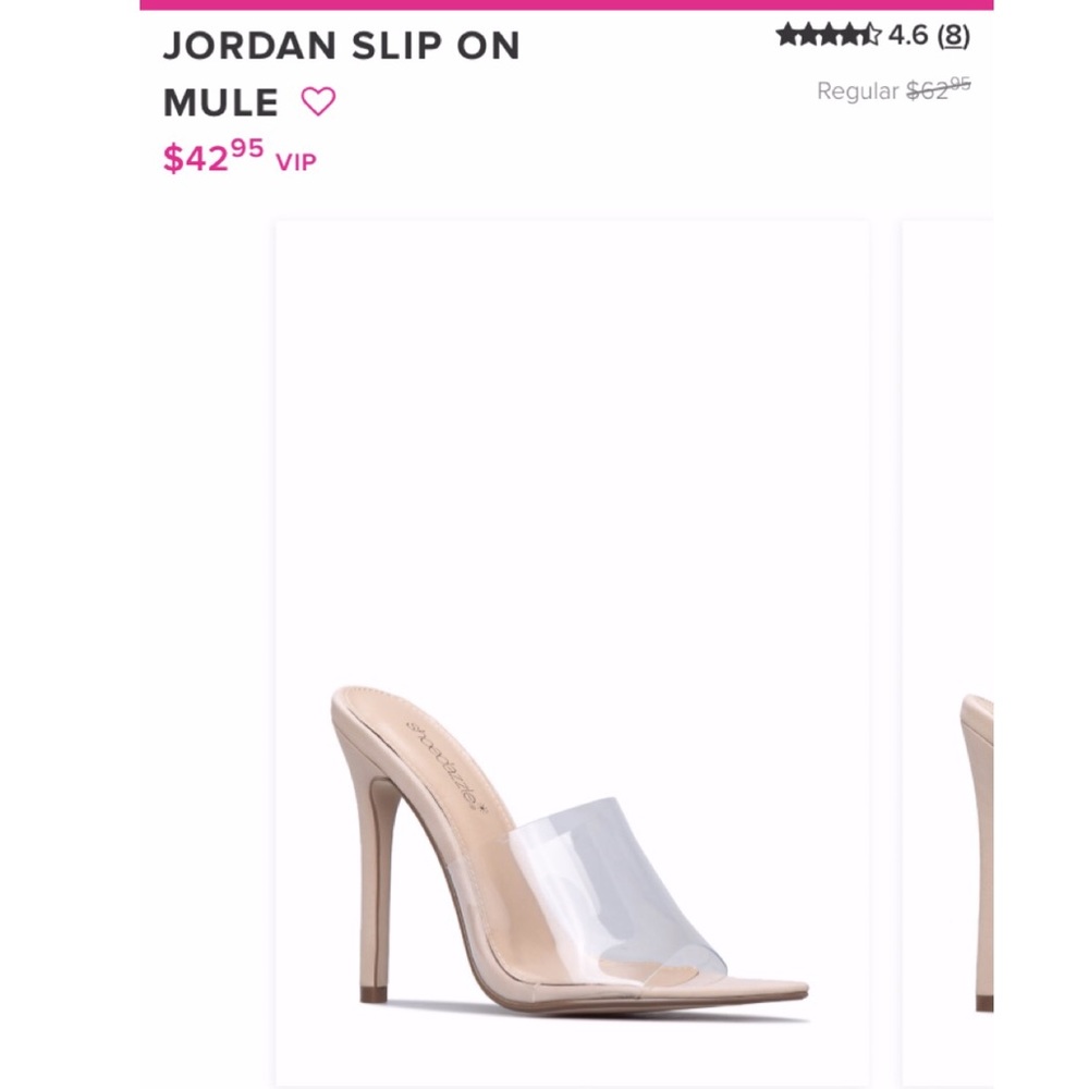 Clear Top Heels
